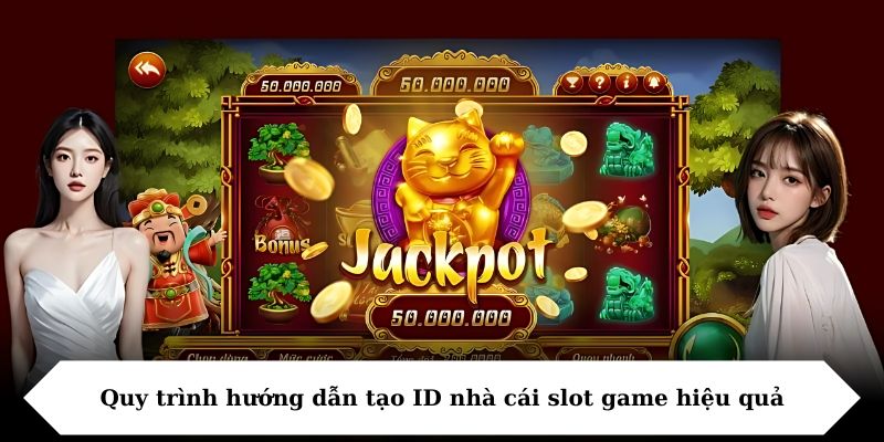 Quy trình hướng dẫn tạo ID nhà cái slot game hiệu quả